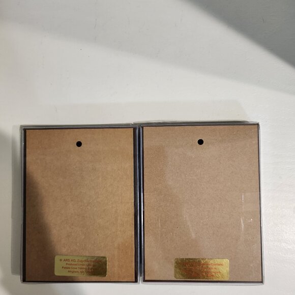 Two German Hummel Plaques Art Decor NIB With Zug Switzerland Stickers - Picture 6 of 9